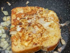 Victorian bread steak cooking in fry pan, featured image