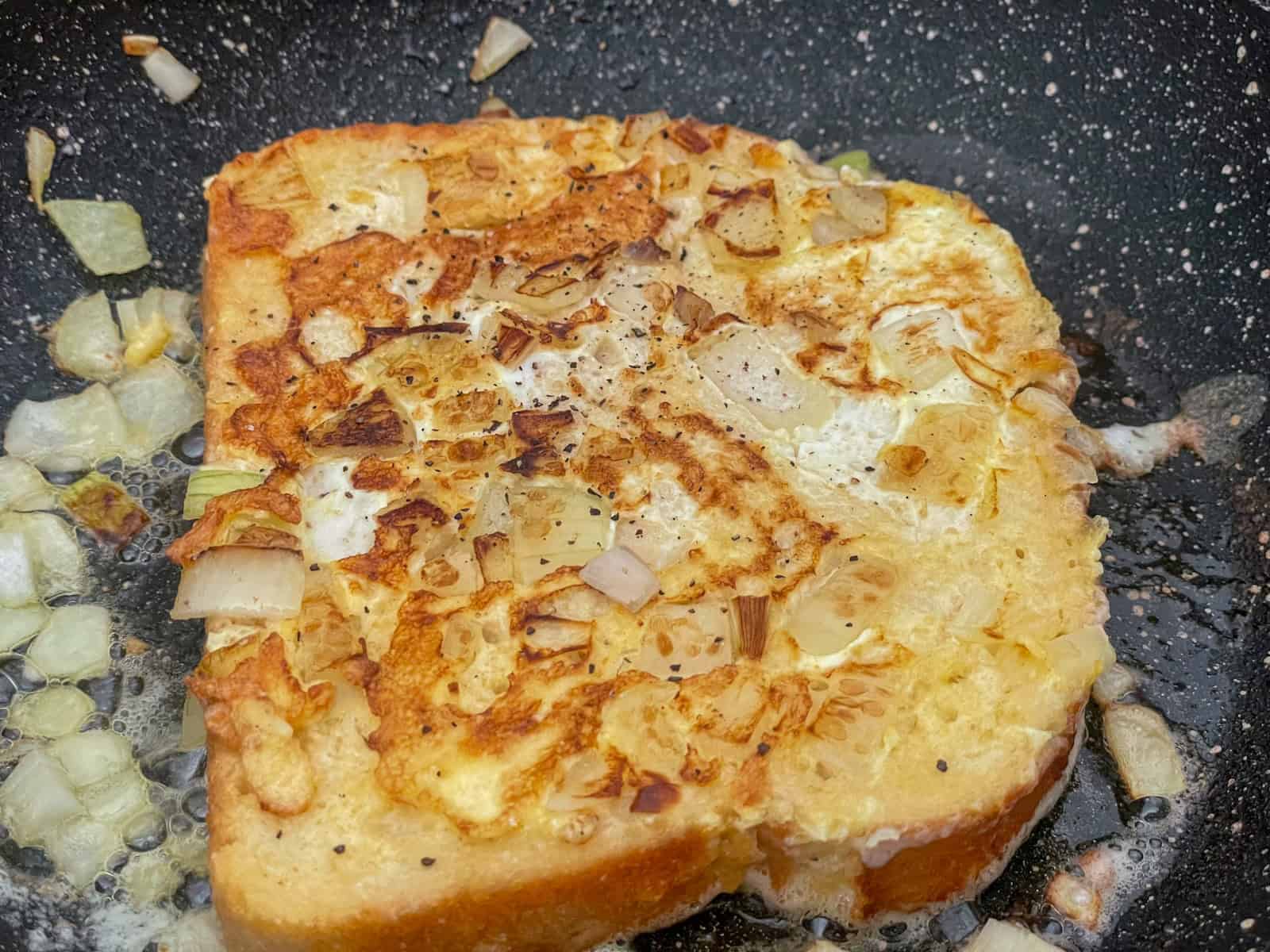 Victorian Bread Steak [savoury eggy bread]