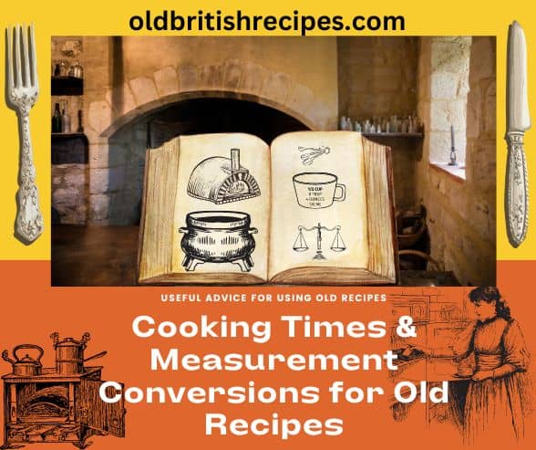 Cooking times and measurement conversions featured image.