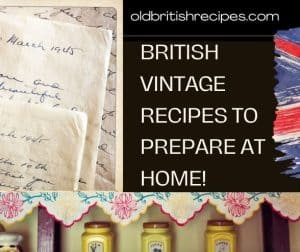 British vintage recipes category featured image.
