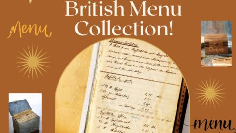 Collection of old British menus featured image.