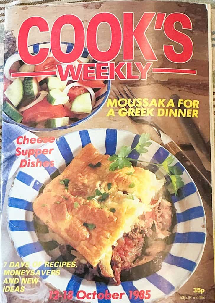 Cover of Cooks Weekly magazine.